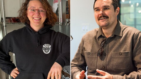 Dominique Scarimbolo (l) and Rob Foxcurran are the two candidates running for King County Assessor in the November 3, 2026 general election.