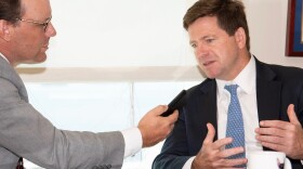 WLRN speaks with Securities and Exchange Commission Chairman Jay Clayton in July at the agency's regional office in Miami.