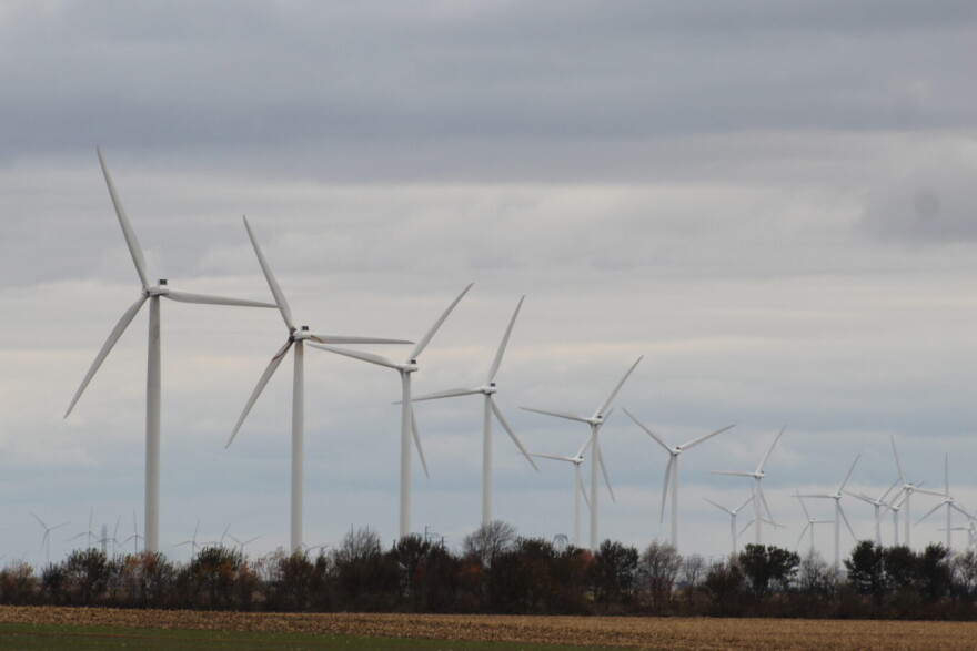 NIPSCO opened this wind farm in White County in Nov. 2021.