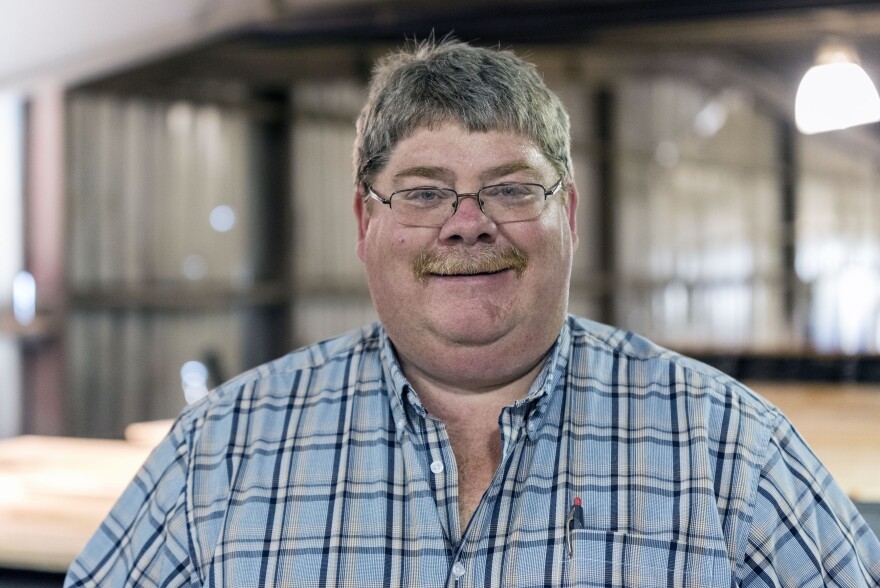 Mark Wilson, Allegheny Wood Products' Kingwood plant manager.