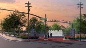 Artist's rendering of the new Tassell Park gateway.