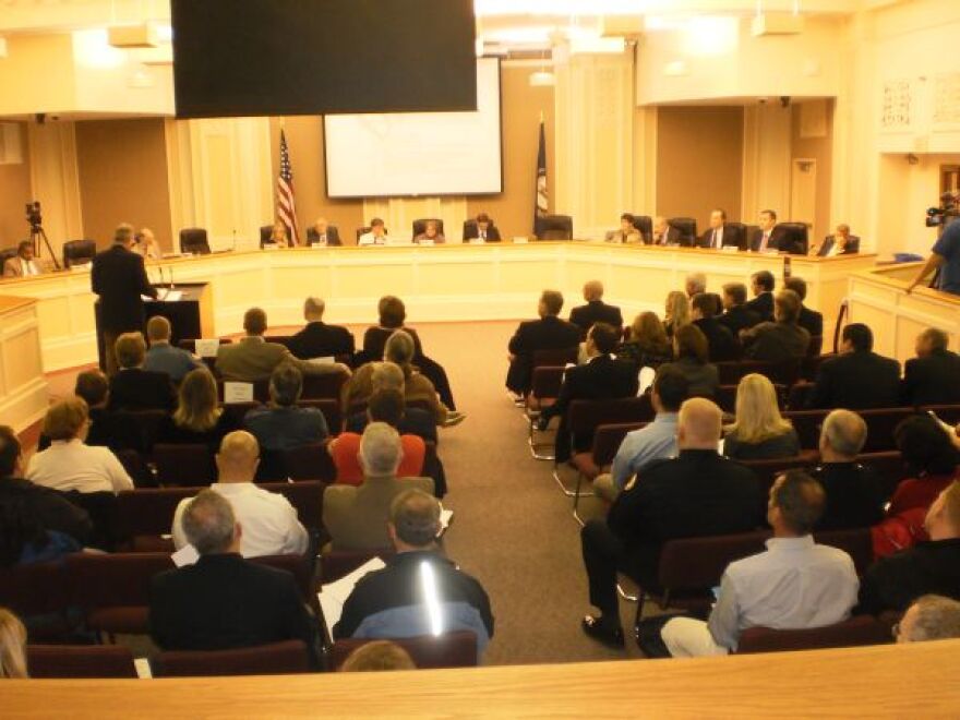 A large group of people came to city hall to learn more about a proposed 'noise' ordinance.