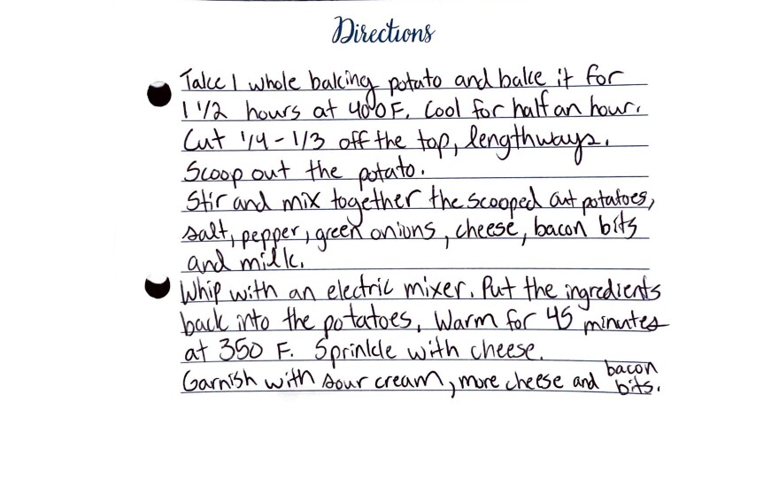 Northwest farm family recipes for your Thanksgiving table: The Reed Family's Twice-Baked Potatoes