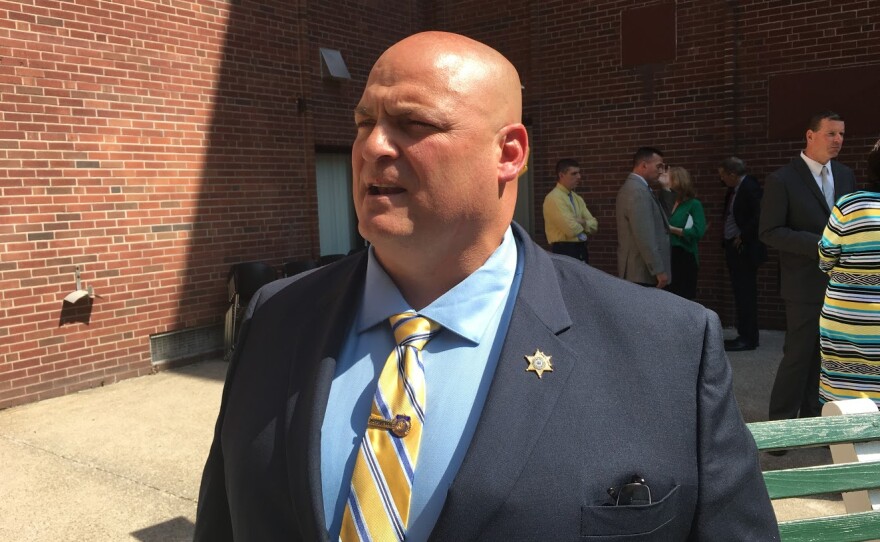 Hampden County Sheriff Nick Cocchi in Springfield, Massachusetts, in a file photo.