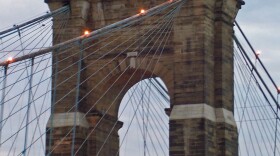 The Covington-Cincinnati Suspension Bridge opened in 1867.