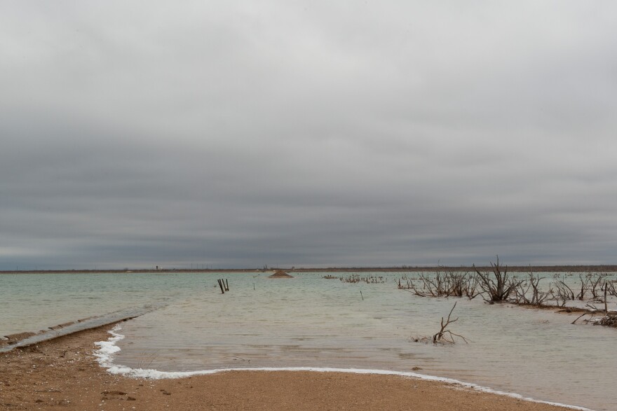 Lake Boehmer is a roughly sixty acre body of water that sprouted from a former oil well that's been allowed to leak for decades.