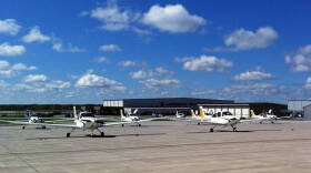 The Purdue airport's last commercial flight was in 2004.