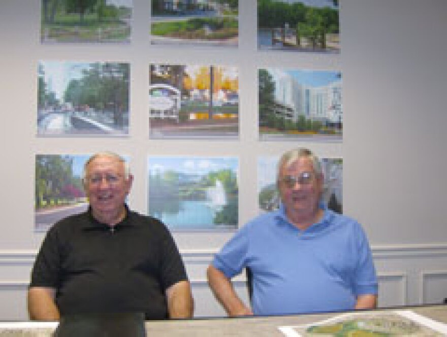 Charlotte-area developers Bill Harris and John Fletcher are planning the region's first agriburb. hspace=4