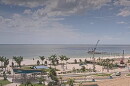 Fort Myers Beach pier from Margaritaville Beach Resort area.