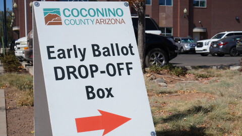 There are numerous ballot drop box locations throughout Coconino County. They can also be dropped off at any early voting site until Election Day. More info is at coconino.az.gov/elections.