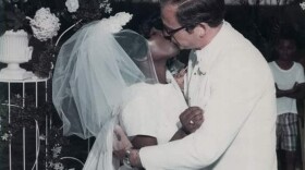Gloria and Leroy Griffith married in 1969, inviting the public to their wedding even as they were concerned about violence. (Courtesy of The Griffiths)