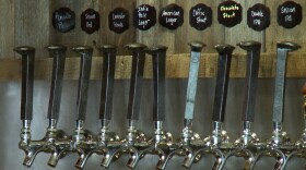The taps at Switchyard Brewing, which closed in January of last year.