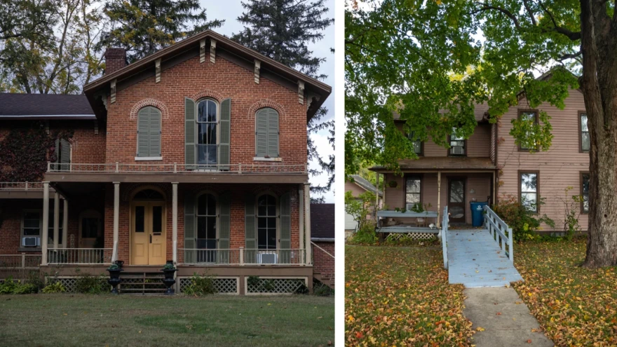 The former home of Mary Roff is located at 300 E. Sheridan Street in Watseka, while the Vennum house is at 135 S. Belmont Avenue.
