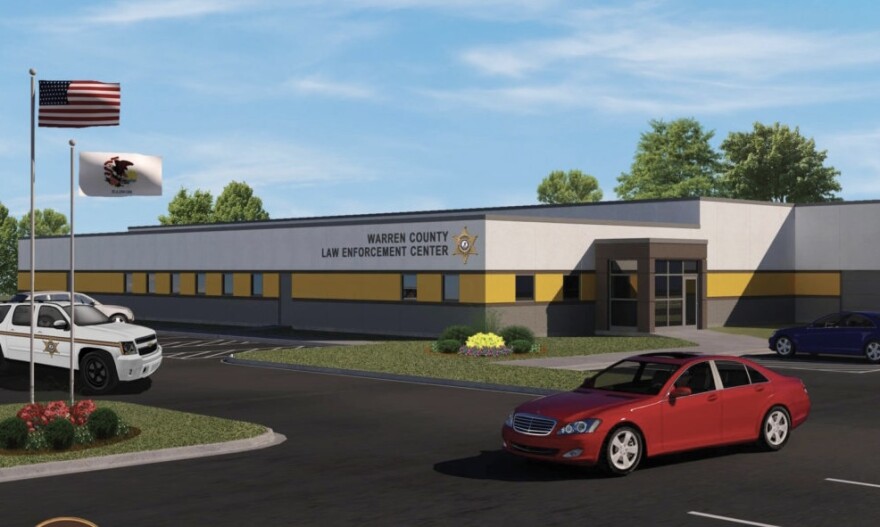 A rendering of a proposed Warren County Law Enforcement Center