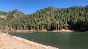 Silver Lake Flat Reservoir in American Fork Canyon.