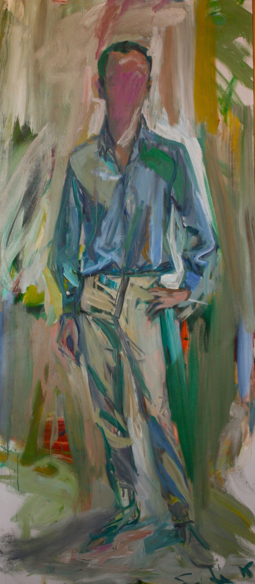 De Kooning believed that "the pose was the person" — and created a portrait of poet Frank O'Hara that does not show his face.