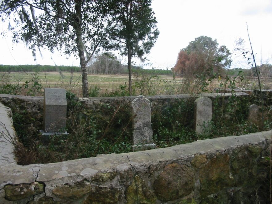 Limbaugh family cemetery in Levy County.