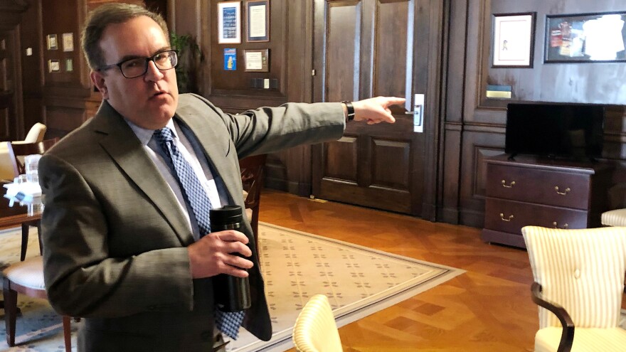 EPA Administrator Andrew Wheeler says the repeal of Obama-era water rules will end an overreach by the federal government. [Timothy Gardner / Reuters]