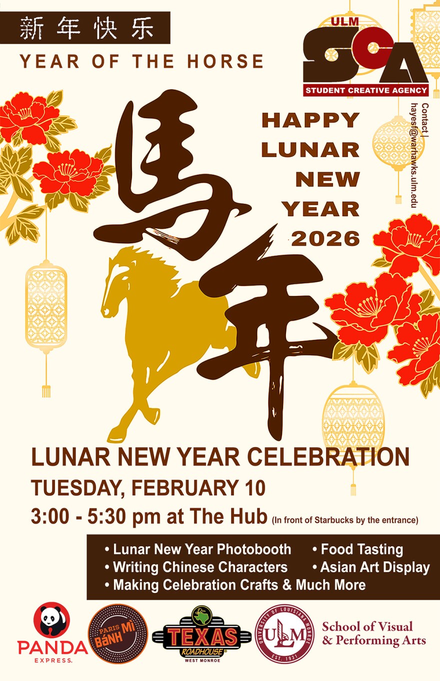 ULM's Lunar New Year poster.