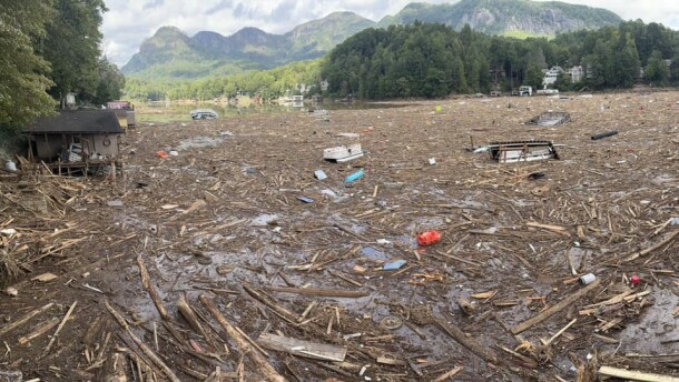 Lake Lure in Lake Lure, N.C. was