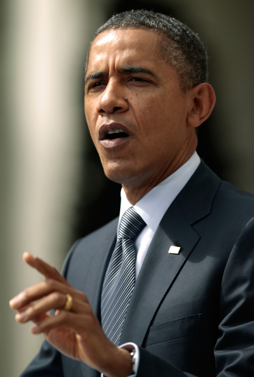 President Obama at the White House, talking about his deficit-reduction plan.