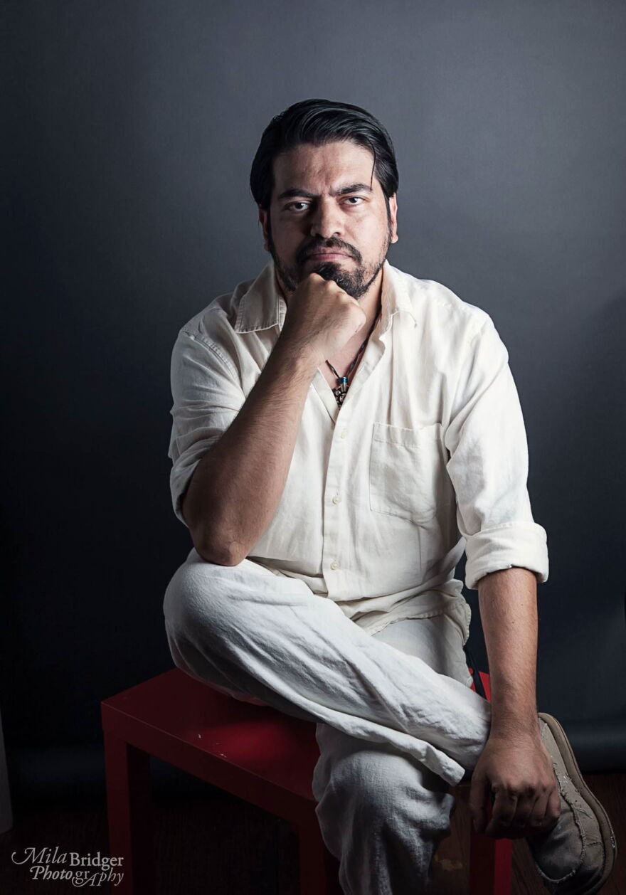 Local artist, Sidney & Berne Davis Art Center curator and Artsemble Underground co-founder Cesar Aguilera is one of the town hall panelists.