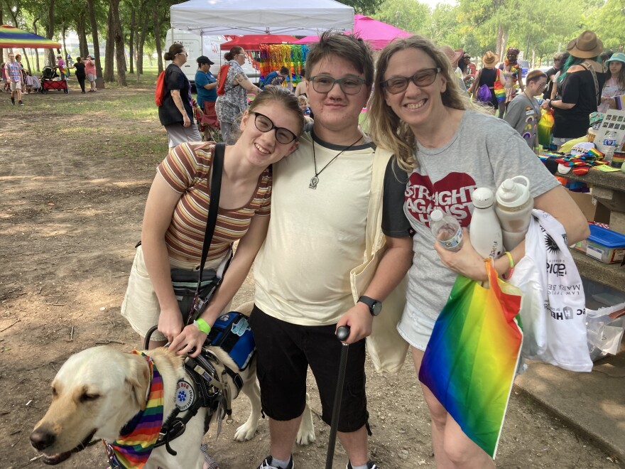 Adam Shelburn has been coming to LGBTQ Saves' Youth Pride Picnic since it started in 2021.