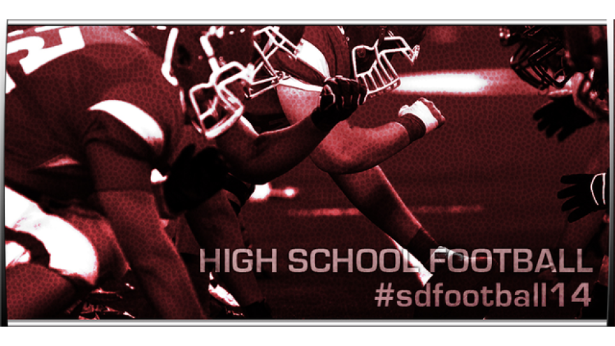 High school football player