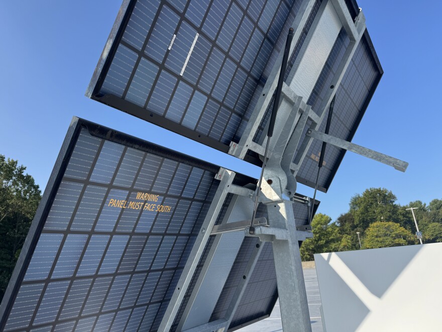 Solar panels.