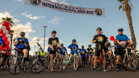 The annual Mayor’s International Bike Ride brought together community members from across the region to cycle from Yuma, Arizona, across the U.S.-Mexico border into San Luis, Mexico.