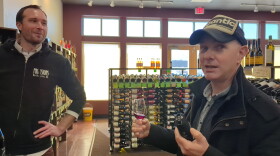  Benson Hyde (left) with Monte Belmonte at Provisions Longmeadow.