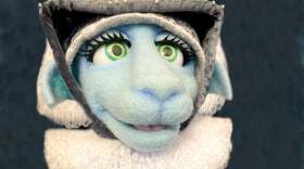 Gluckl is the cooking show puppet. (Courtesy)