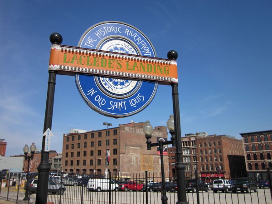 Fur traders Pierre Laclede and Auguste Chouteau are credited with settling The Landing's original nine-block area in 1764.