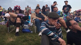 Revelers at a Dead & Company show in Hartford, Connecticut, in June 2018.