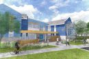 The Beacon Center, at 1201 West Third Street, will provide long term housing for individuals experiencing chronic homelessness.