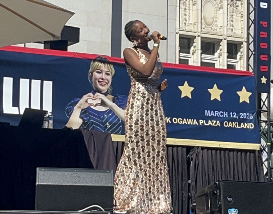  American Idol contestant and OSA sophomore Abayomi Lewis performs "MacArthur Park."