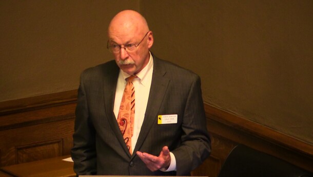Senator Case speaking on the floor of the Senate 