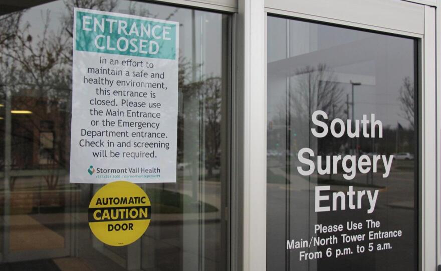 Hospitals have tapered off non-emergency care to free up beds. That could help Kansas weather a storm of COVID-19 infections, but experts say only if Kansans also practice social distancing. (Photo by Celia Llopis-Jepsen, Kansas News Service) 