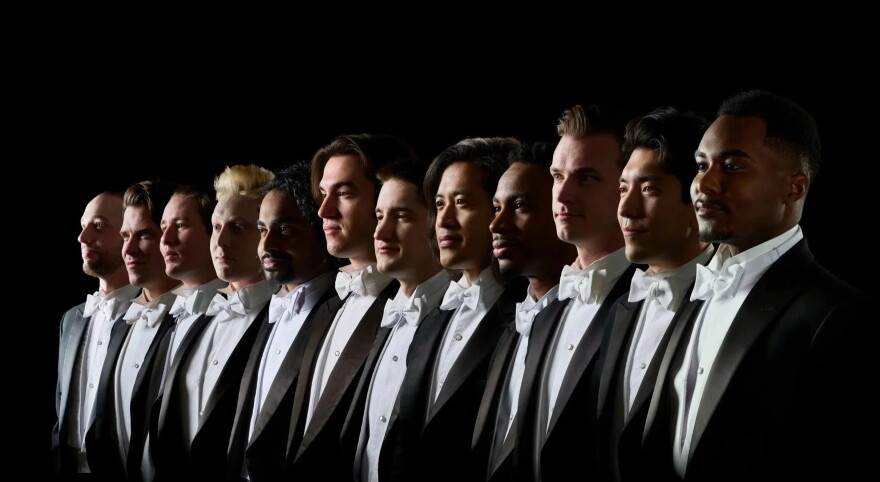 Members of the vocal ensemble Chanticleer.