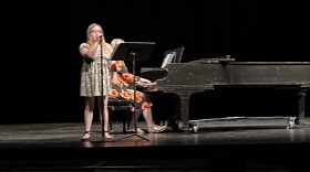 sophie singing on stage