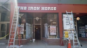 A new façade graces the Iron Horse Music Hall in Northampton, Massachusetts. The storied venue for folk, pop and jazz had been shuttered for years. It reopens under new ownership May 15, 2024.