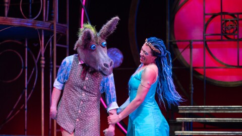 Al Espinosa & Jessika Williams in A Midsummer Night's Dream at The Oregon Shakespeare Festival in 2026.