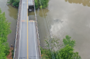 The S.C. Department of Transportation said it's working to assess damage to a portion of a bridge on Crowe Creek Road in Pickens County that collapsed on Monday, July 22, 2025.