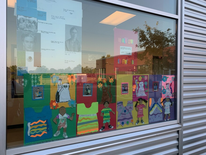 Students at Harrison School in Peoria are learning about Latino artists, authors and more during Hispanic Heritage Month.