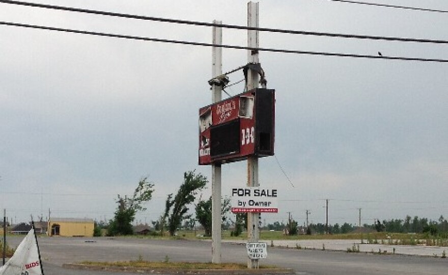 The former home of Jim-Bob's Steak House. Prime real estate for sale