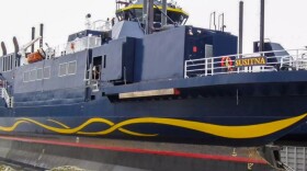The M/V Susitna docked in Ketchikan.