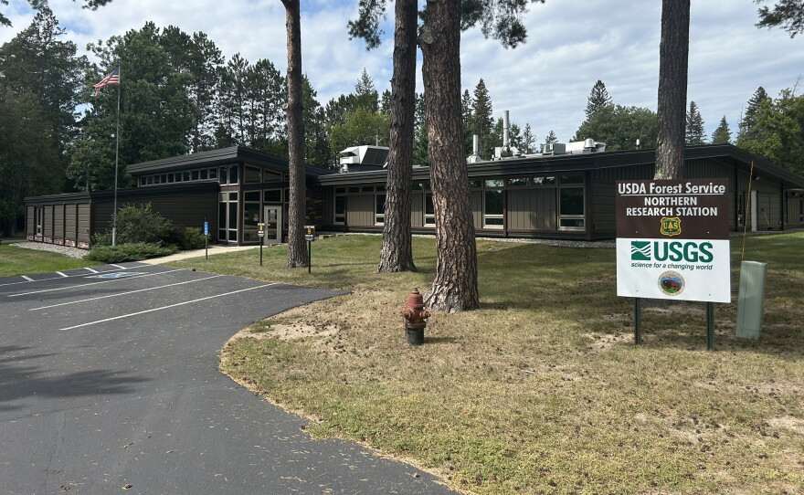 The U.S. Forest Service research office Sept. 3, 2026, on the Minnesota North College-Itasca campus in Grand Rapids.