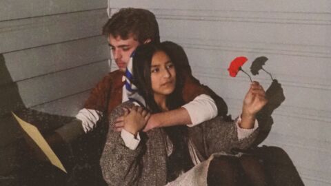 Maxwell Berner as Orpheus and Itzel Ramirez as Eurydice star in Junior Players' production of "Hadestown: Teen Edition."