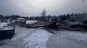 Investigators searched last week through the burned-out remains of the Caribou Hotel, but failed to find the remains of Mary Jo Evans.
