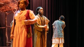 A scene from Bishop Arts Theatre Center's production of Langston Hughes' "Black Nativity."